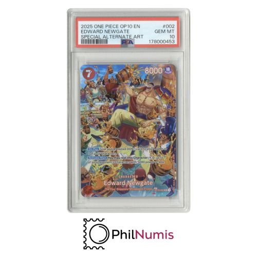 One Piece Edward Newgate · ST15-002 SP PSA 10 | Royal Blood OP10 2025