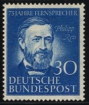 Bund, Michel Nr. 161 postfrisch - Philipp Reis