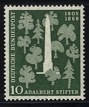 Bund, Michel Nr. 220 postfrisch - Adalbert Stifter