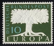Bund, Michel Nr. 294 postfrisch - CEPT 1958 mit Wasserzeichen