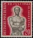 Berlin, Michel Nr. 119 postfrisch - 10. Jahrestag des Attentats auf Adolf Hitler