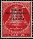 Berlin, Michel Nr. 118 postfrisch - Wahl des Bundespräsidenten 1954