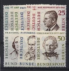 Berlin, Michel Nr. 163-172 postfrisch - Männer der Geschichte Berlins (II)