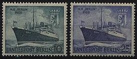 Berlin, Michel Nr. 126-127 postfrisch - M.S. Berlin