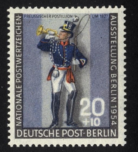 Berlin, Michel Nr. 120 a postfrisch - Postwertzeichen-Ausstellung 1954