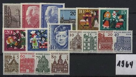 Berlin, Jahrgang 1964 postfrisch komplett