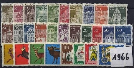 Berlin, Jahrgang 1966 postfrisch komplett
