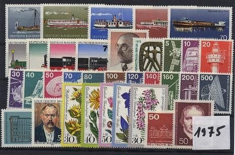 Berlin, Jahrgang 1975 postfrisch komplett