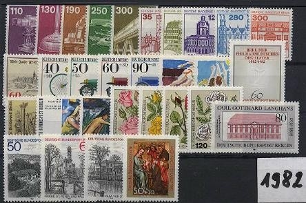 Berlin, Jahrgang 1982 postfrisch komplett