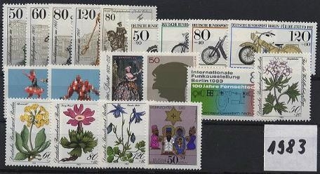 Berlin, Jahrgang 1983 postfrisch komplett