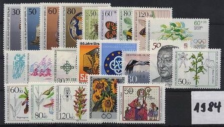 Berlin, Jahrgang 1984 postfrisch komplett