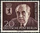 Berlin, Michel Nr. 115 postfrisch - Tod von Prof. Dr. Ernst Reuter