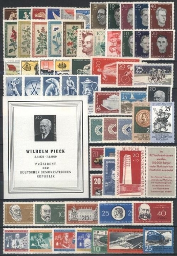 DDR, Jahrgang 1960 postfrisch komplett