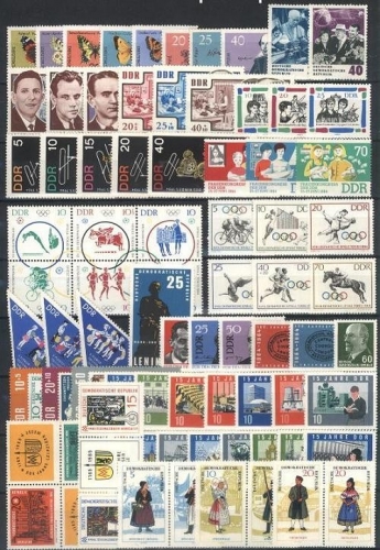 DDR, Jahrgang 1964 postfrisch komplett