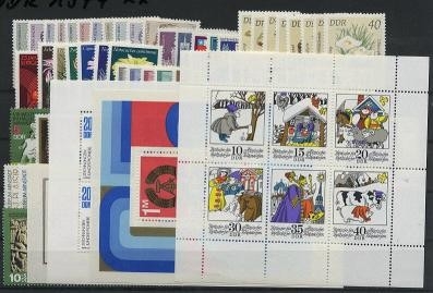 DDR, Jahrgang 1974 postfrisch komplett