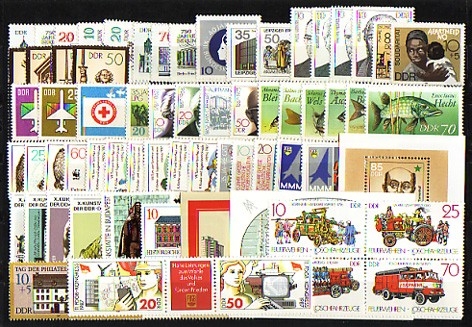 DDR, Jahrgang 1987 postfrisch komplett