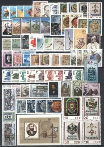 DDR, Jahrgang 1990 postfrisch komplett