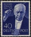 Berlin, Michel Nr. 124 postfrisch - Richard Strauss 1864-1949