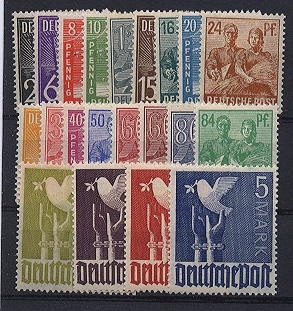 Gemeinschaftsausgaben, Michel Nr. 943-962 postfrisch - Arbeiter