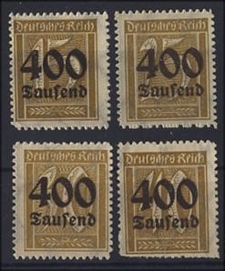 Deutsches Reich, Michel Nr. 297-300 postfrisch