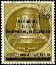 Berlin, Michel Nr. 155 postfrisch - Hilfe für die Hochwassergeschädigten 1956