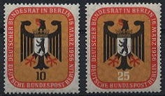 Berlin, Michel Nr. 136-137 postfrisch - Bundesrat