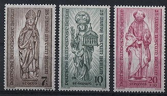 Berlin, Michel Nr. 132-134 postfrisch - Bistum Berlin