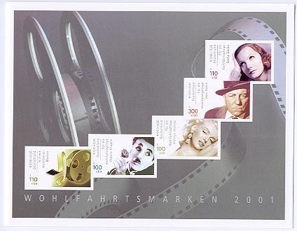 Bund, Markenheftchen MH 46 postfrisch - Schauspieler