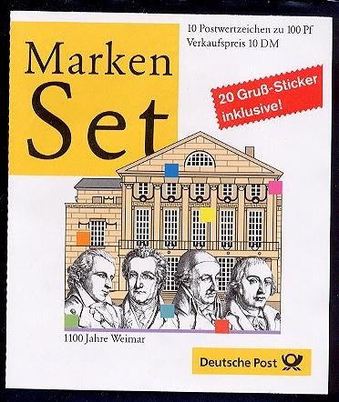 Bund, Markenheftchen MH 38 postfrisch - 1100 Jahre Weimar