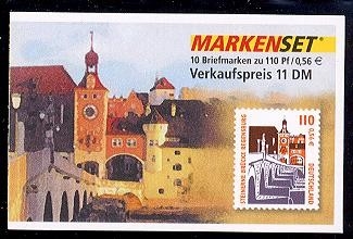 Bund, Markenheftchen MH 42 postfrisch - Brücke Regensburg