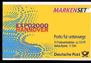 Bund, Markenheftchen MH 39 postfrisch - EXPO Hannover