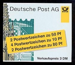 Bund, Markenheftchen MH 29 b postfrisch - Sehenswürdigkeiten