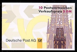 Bund, Markenheftchen MH 34 postfrisch - Sehenswürdigkeiten