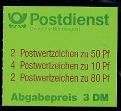 Bund, Markenheftchen MH 29 a postfrisch - Sehenswürdigkeiten