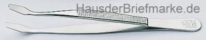 Pinzette 12 cm mit gebogenen Schaufeln