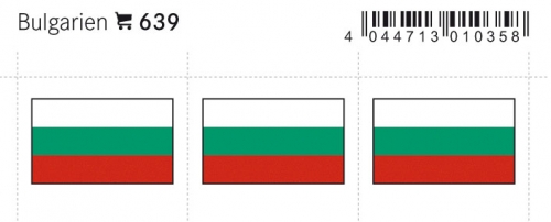 6 farbige Flaggensticker Belgien