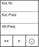 1000 Preis-Etiketten 31 x 36 mm - Preisetiketten