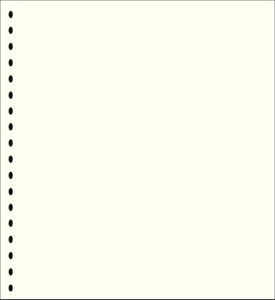 10 LINDNER Blanko-Blätter 802 o (Format 272 x 296 mm)