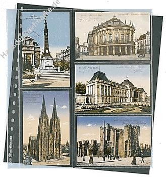 10 LINDNER Postkartenblätter glasklar (5/10)