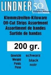 Klemmstreifen Kiloware schwarz 200g
