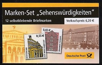 Bund, Markenheftchen MH 50 postfrisch - Sehenswürdigkeiten 2003