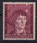 Generalgouvernement, Michel Nr. 104 postfrisch - Kopernikus