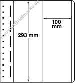 10 Leuchtturm Blanco-Blätter 2 Streifen vertikal