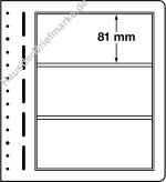 10 Leuchtturm Blanco-Blätter 3 Streifen