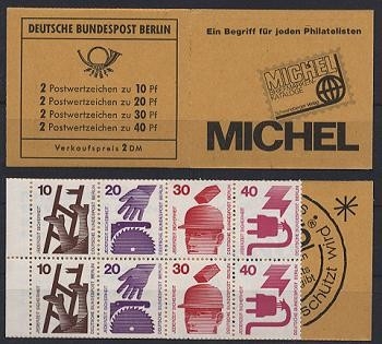 Berlin, Markenheftchen MH 8 a postfrisch - Unfallverhütung 1972