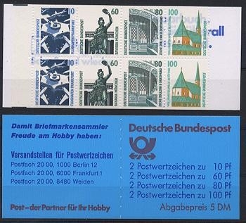 Bund, Markenheftchen MH 26 a postfrisch