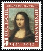 Bund, Michel Nr. 148 postfrisch - Mona Lisa