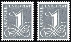 Bund, Michel Nr. 226 x + 226 y postfrisch