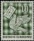 Bund, Michel Nr. 247 postfrisch - Tag der Briefmarke 1956 - Taube