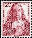 Bund, Michel Nr. 253 postfrisch - 350. Geburtstag von Paul Gerhardt